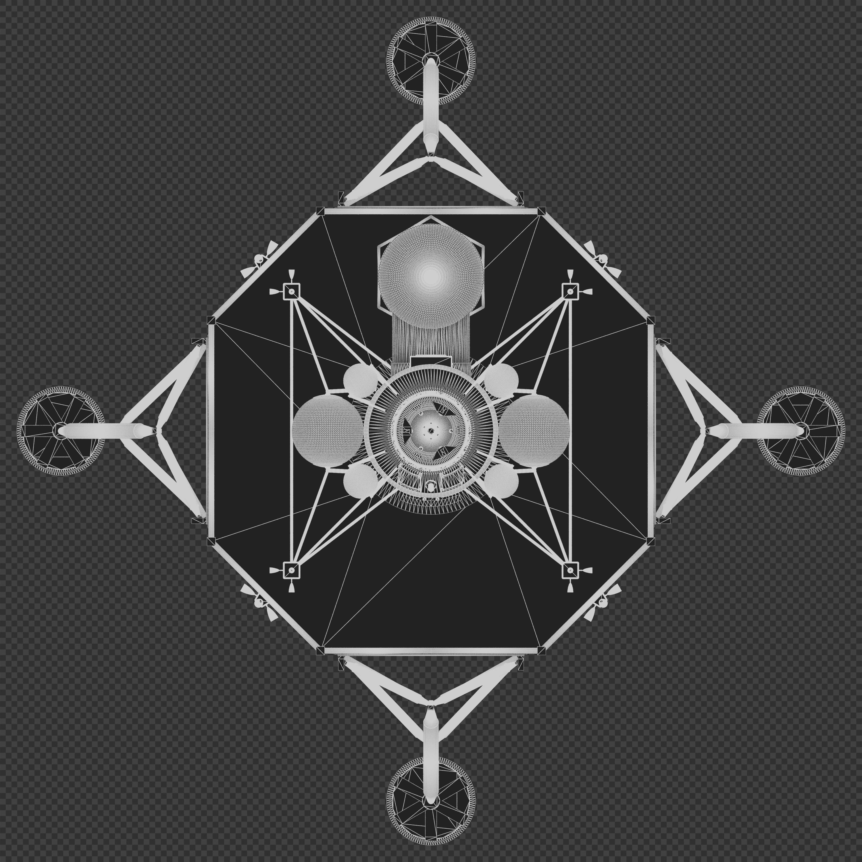 NASA Altair lunar lander 3D model_12