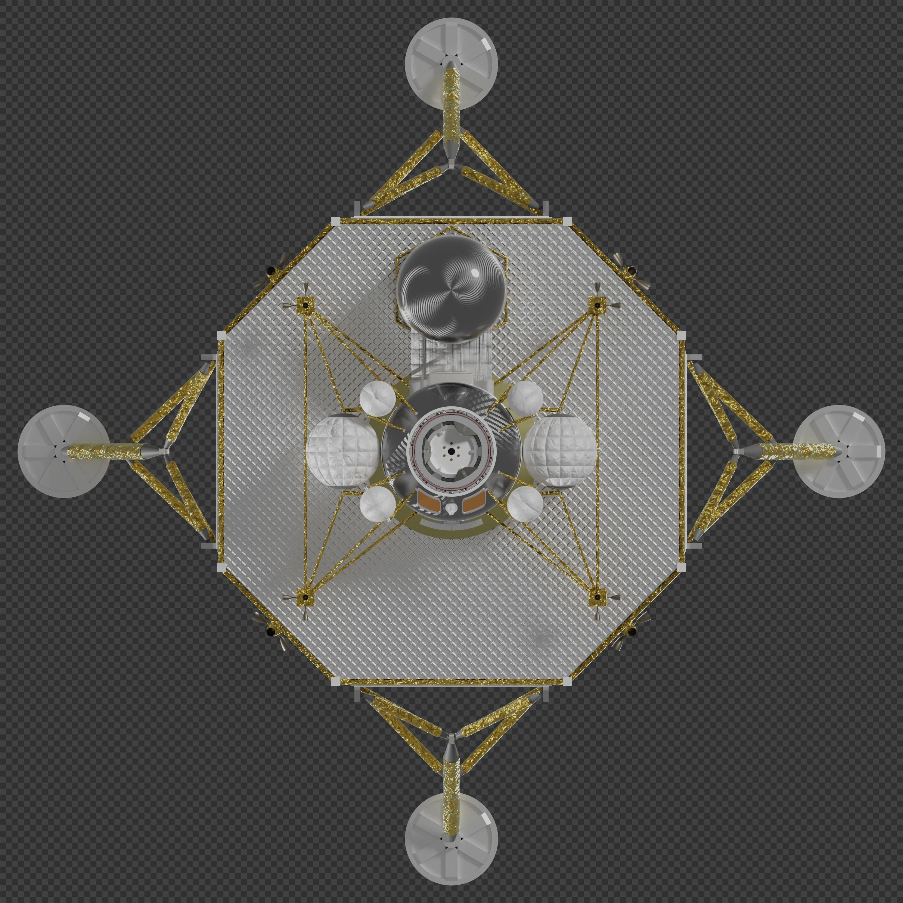 NASA Altair lunar lander 3D model_3