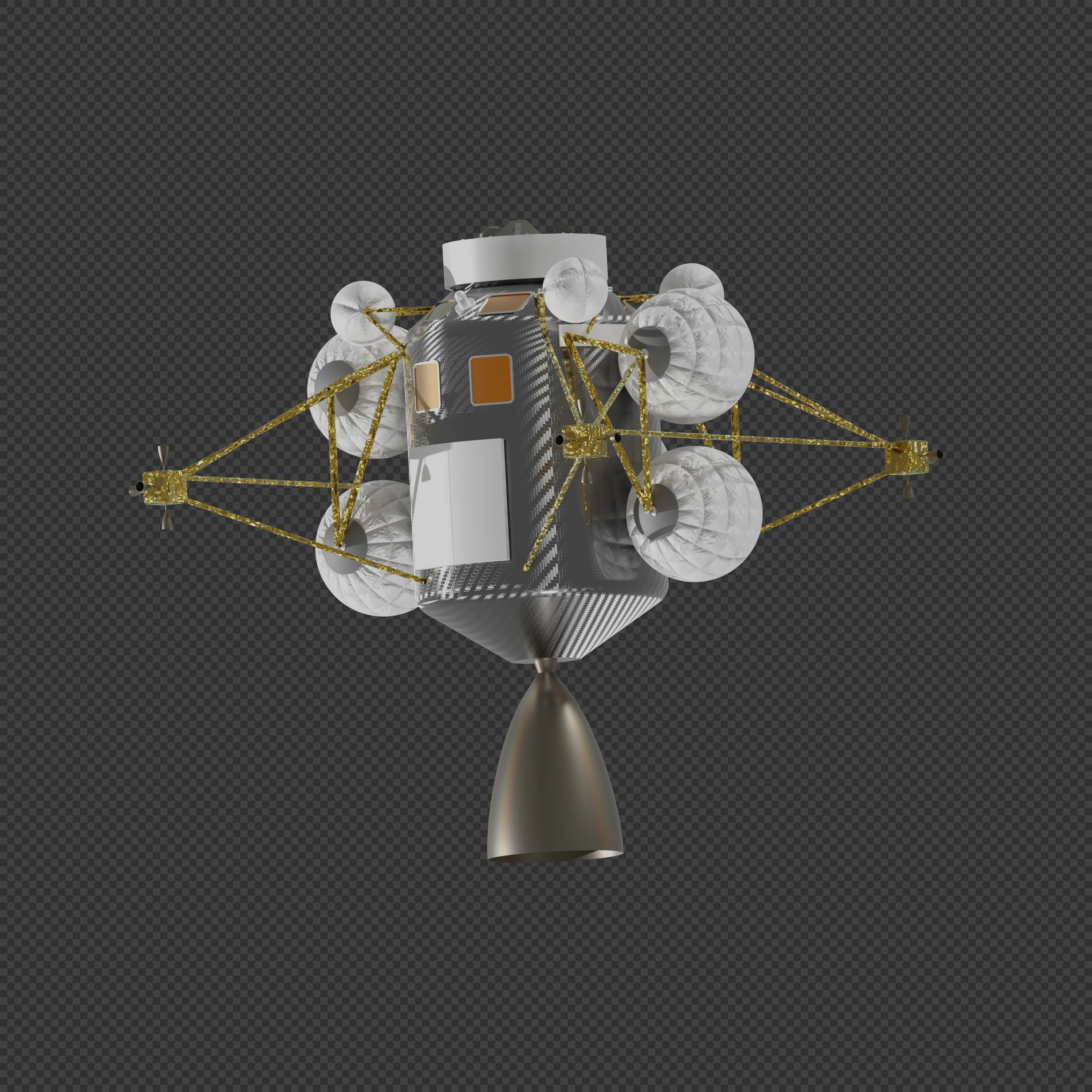 NASA Altair lunar lander 3D model_6
