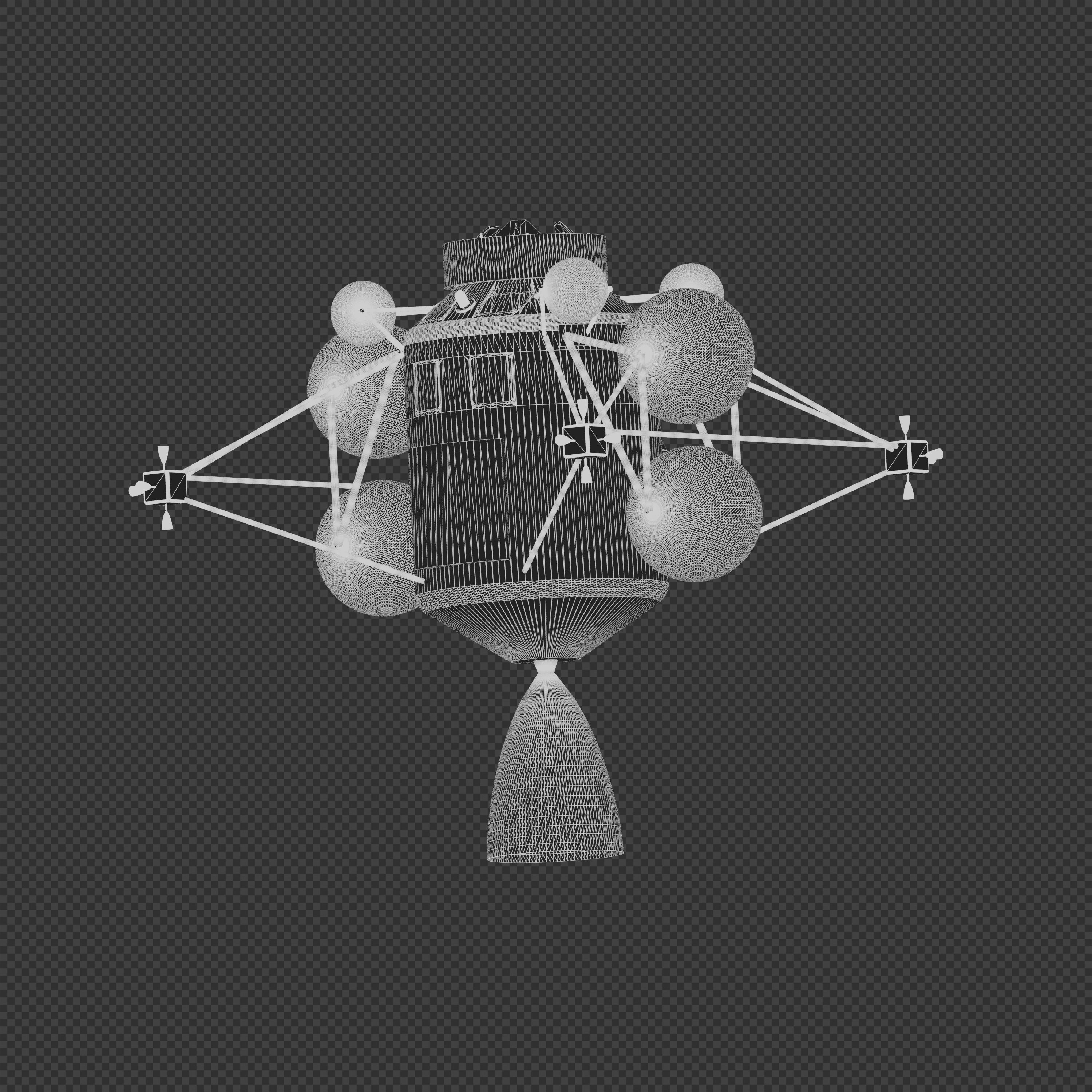 NASA Altair lunar lander 3D model_14