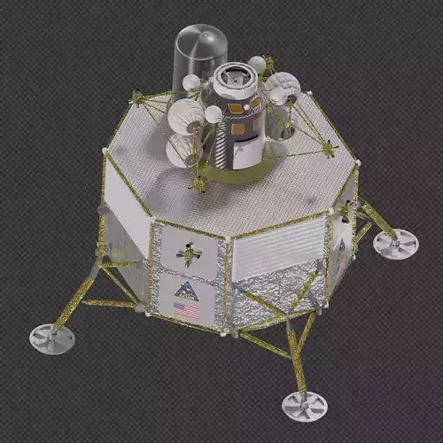NASA Altair lunar lander 3D model