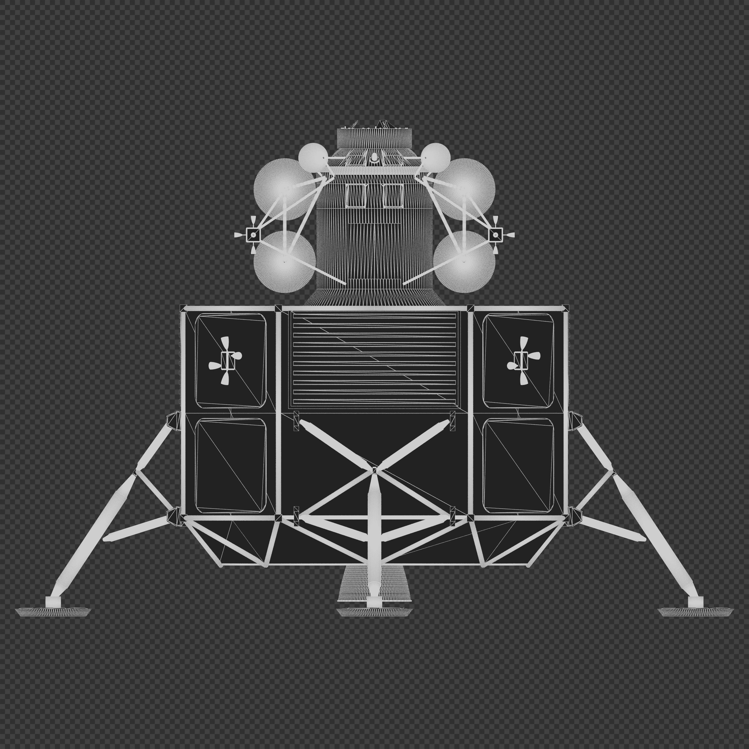 NASA Altair lunar lander 3D model_11