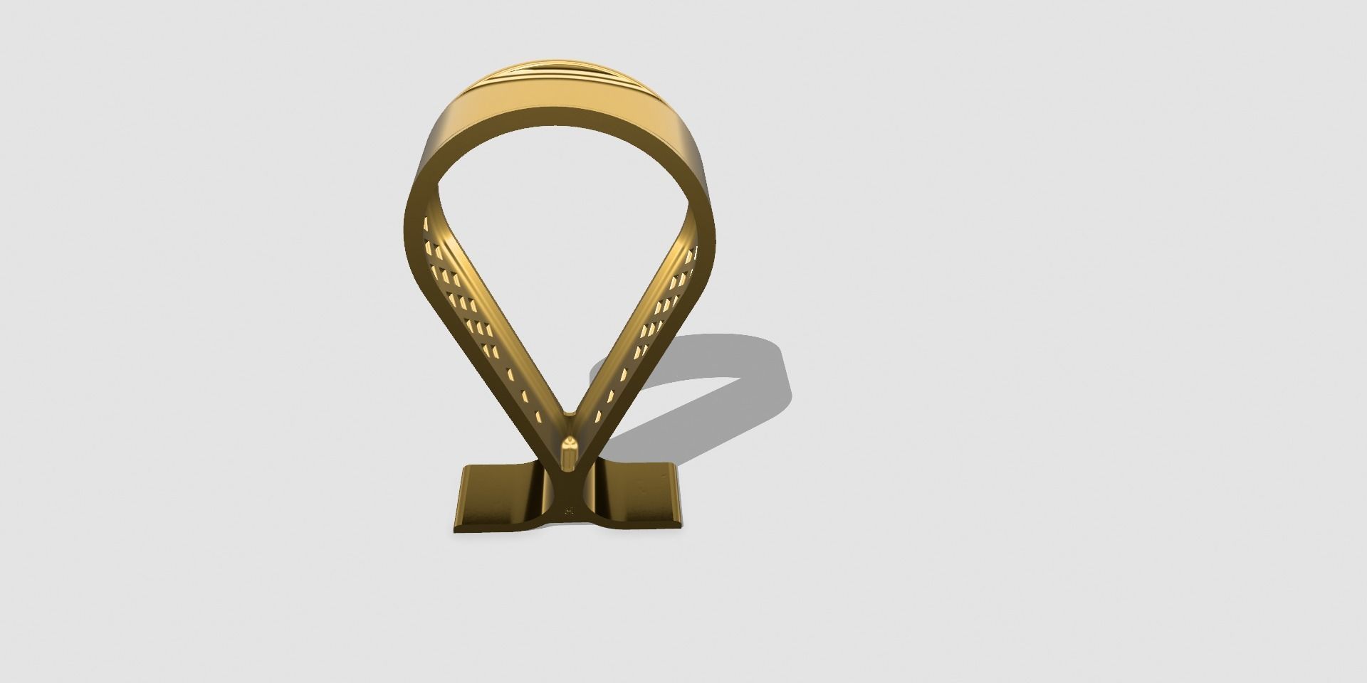 Desktop Headphone Stand 3D print model_2