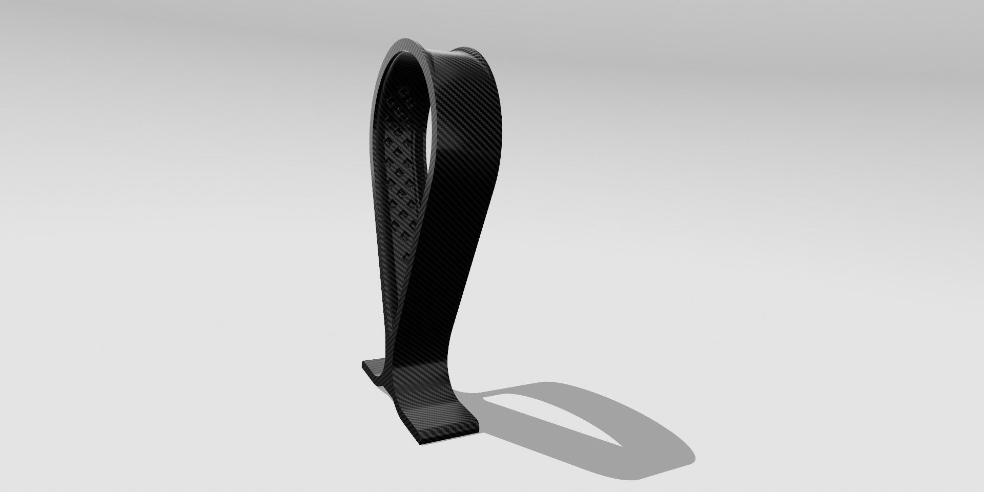 Desktop Headphone Stand 3D print model_5