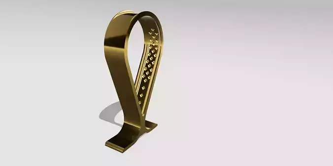 Desktop Headphone Stand 3D print model