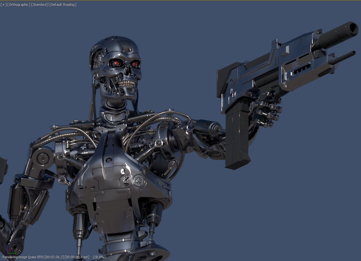 Terminator T-800 Salvation 3D print model_8