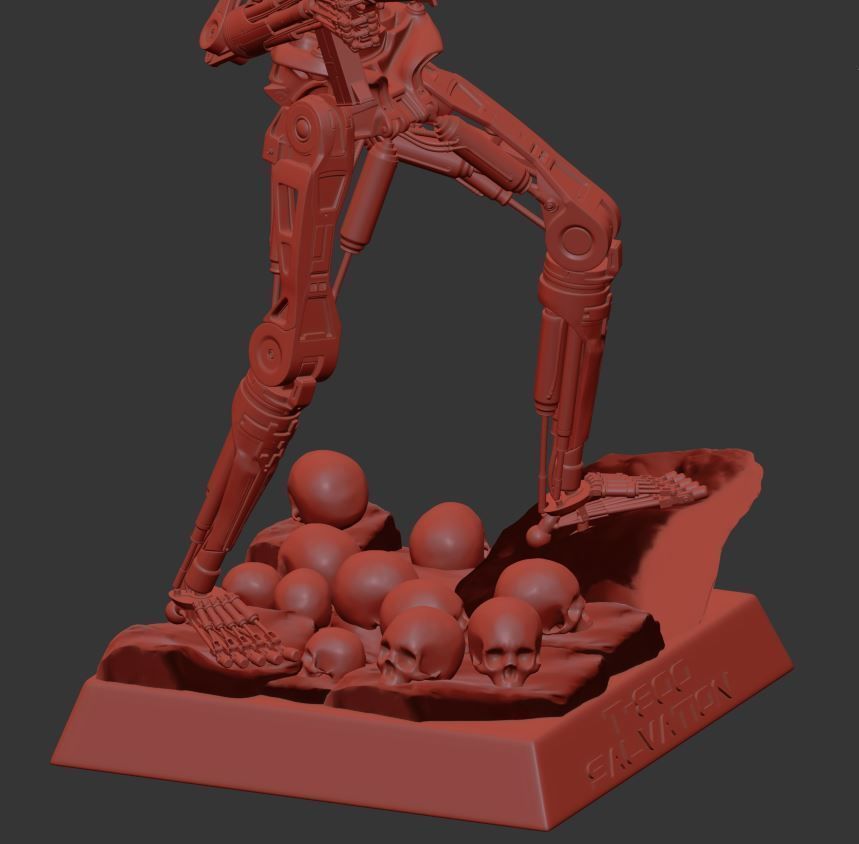 Terminator T-800 Salvation 3D print model_37