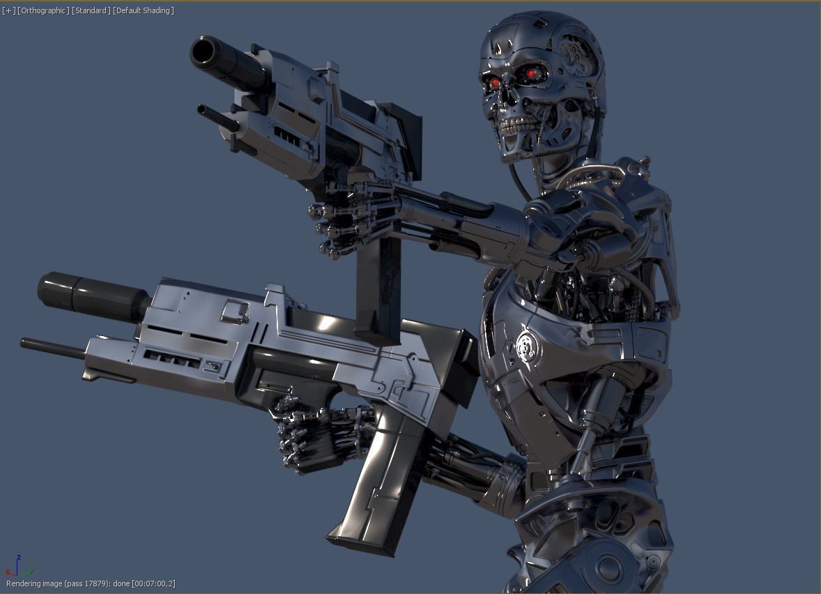 Terminator T-800 Salvation 3D print model_9