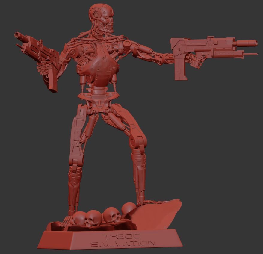 Terminator T-800 Salvation 3D print model_43