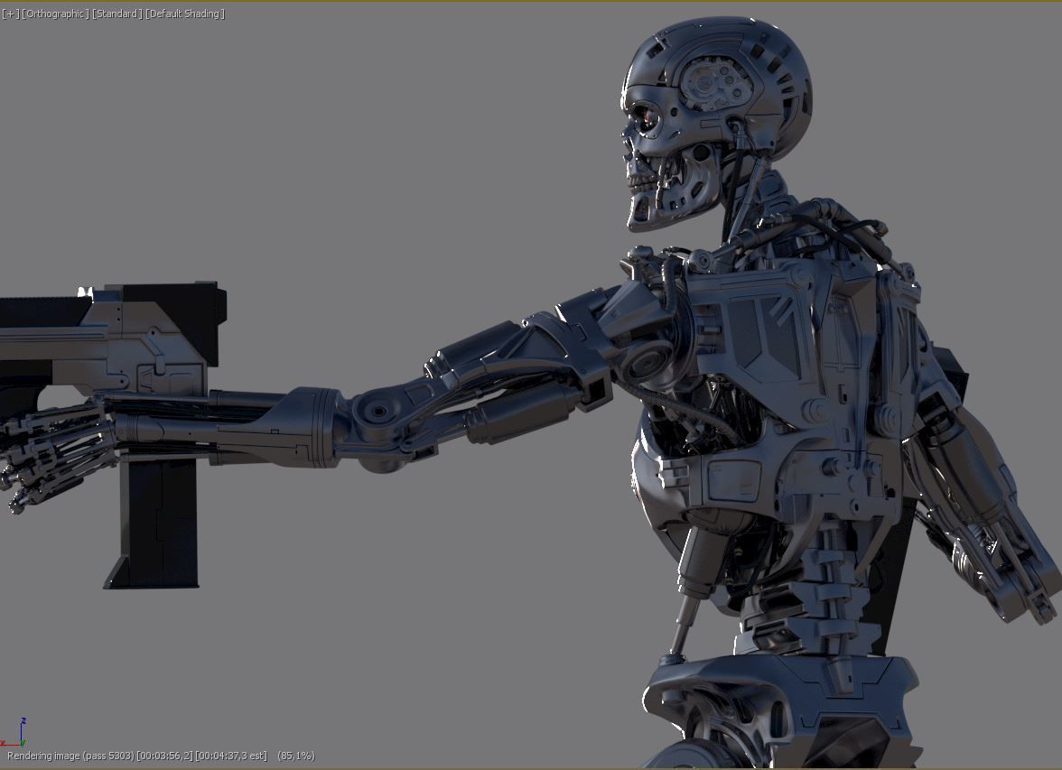 Terminator T-800 Salvation 3D print model_5