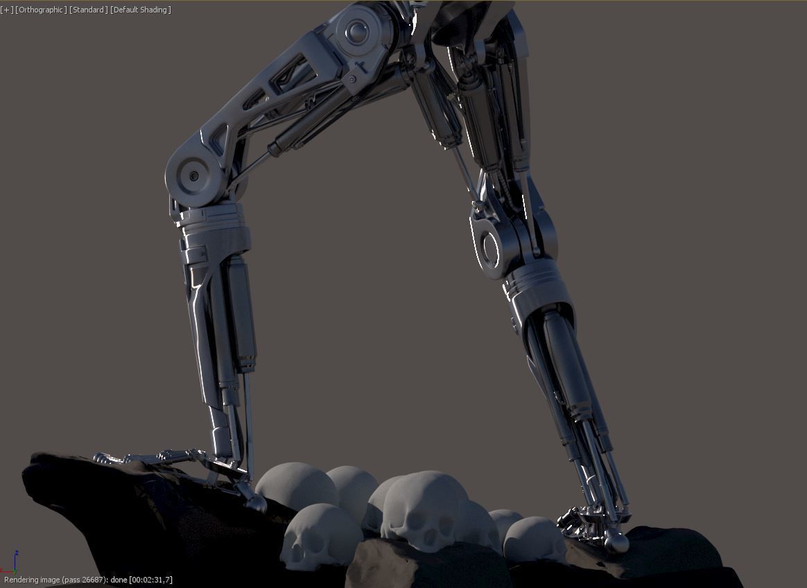 Terminator T-800 Salvation 3D print model_18