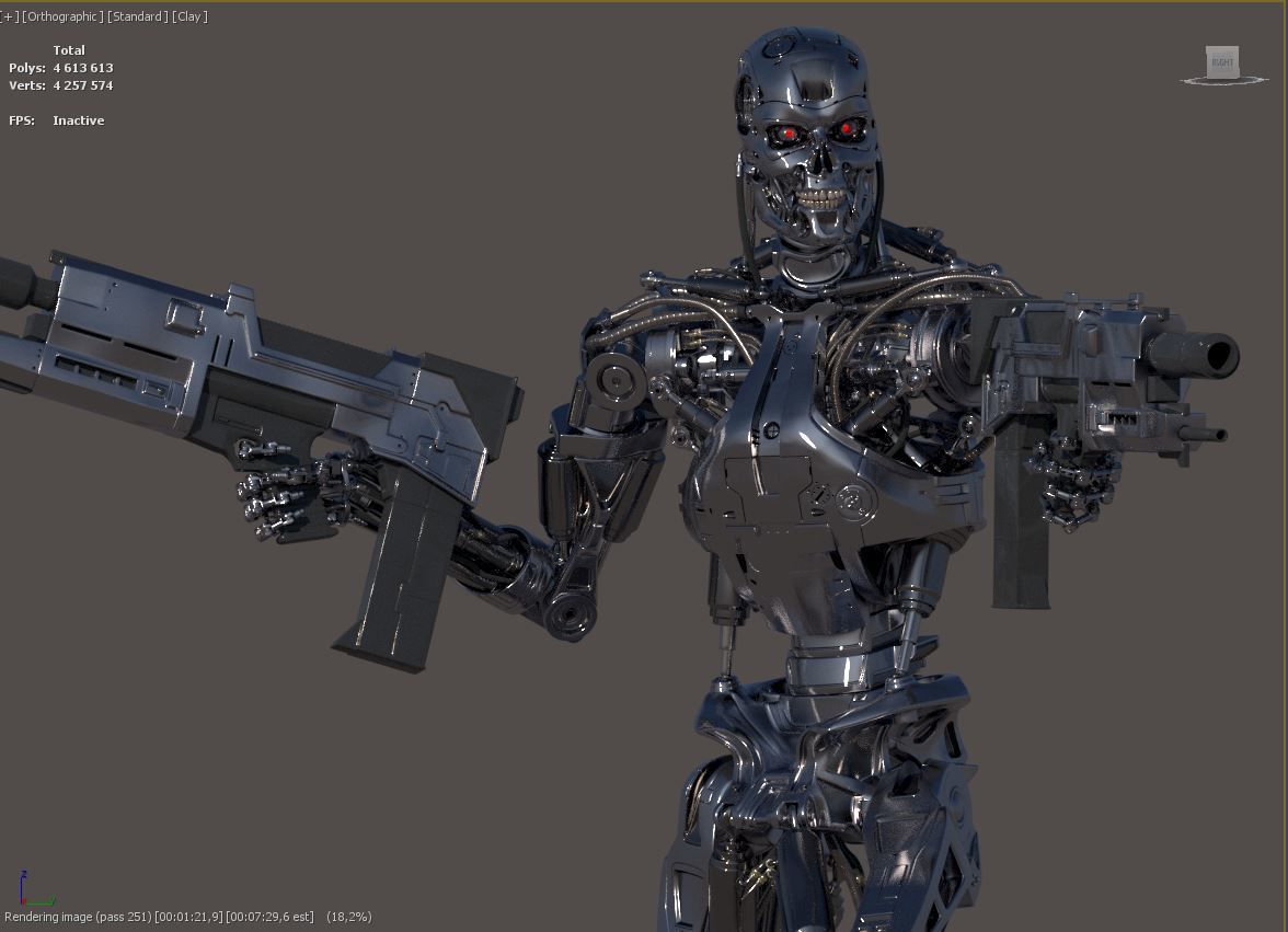 Terminator T-800 Salvation 3D print model_13