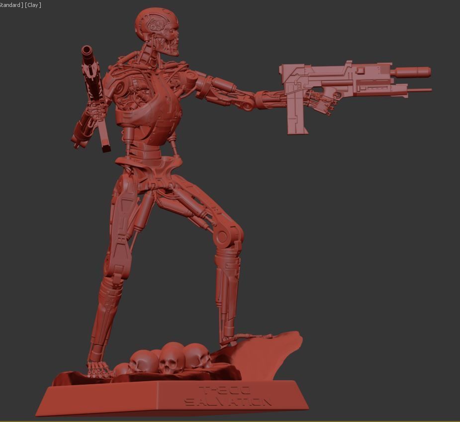 Terminator T-800 Salvation 3D print model_35
