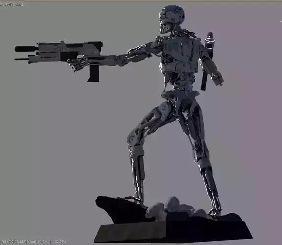 Terminator T-800 Salvation 3D print model