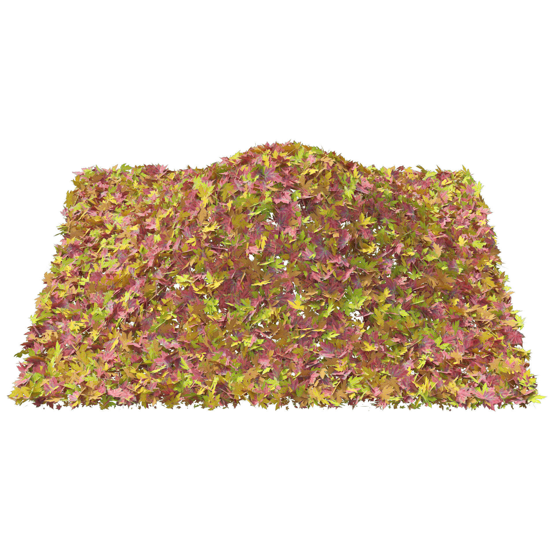 Mountain Maple Leafpile Low-poly 3D model_2
