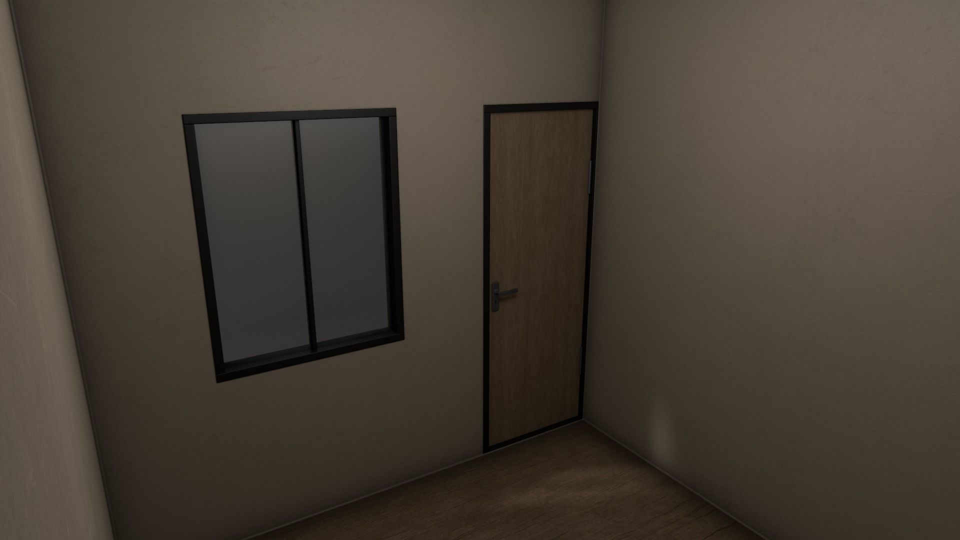 PBR Shed House B V1 Low-poly 3D model_5