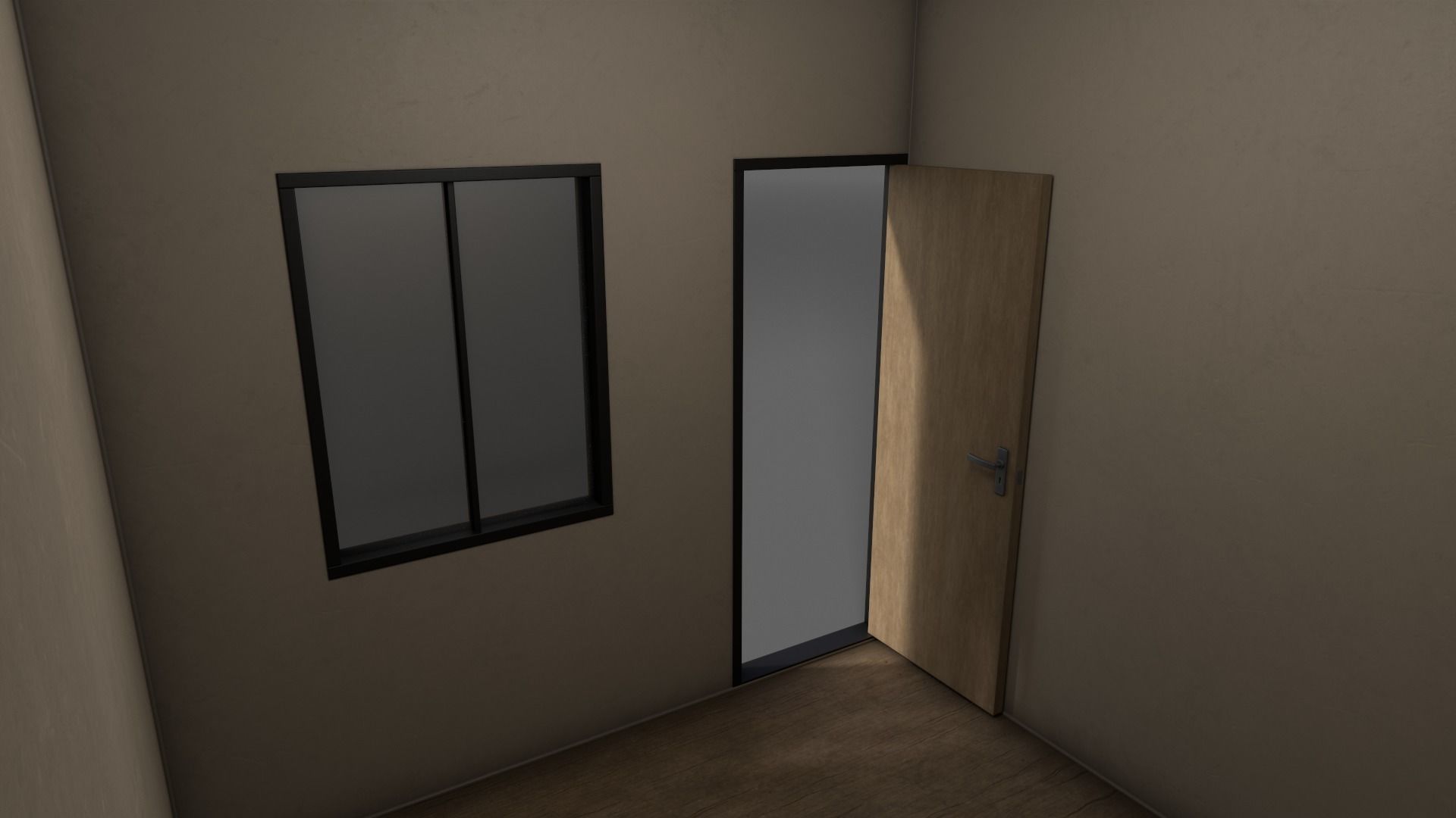 PBR Shed House B V1 Low-poly 3D model_6