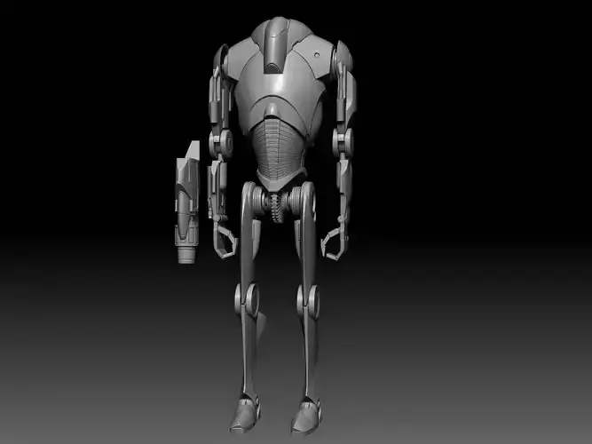 B2 Super Battle Droid 2023 One12 Scale Articuation 3D STL Files 3D print model