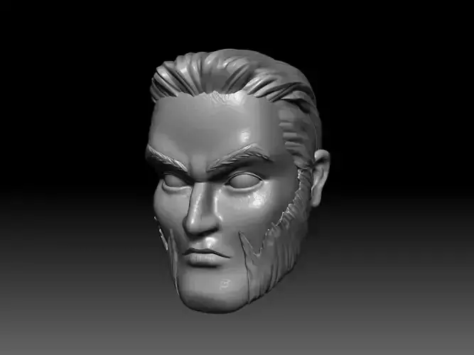 Alexsandr Kallus One12 Scale Head Sculpt 3d file 3D print model