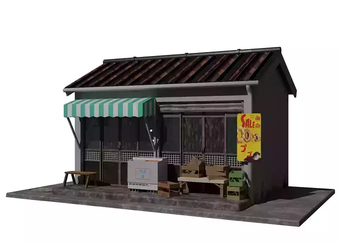 grocery store - 3D Model