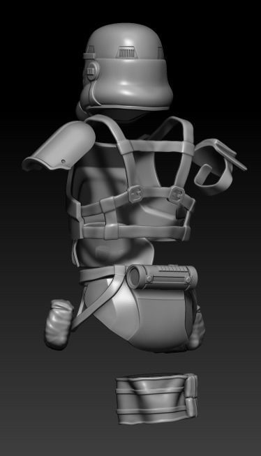 Medic Trooper Concept Full Size Prop STL Files 3D print model_1