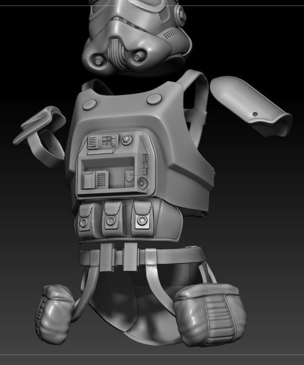 Medic Trooper Concept Full Size Prop STL Files 3D print model_2