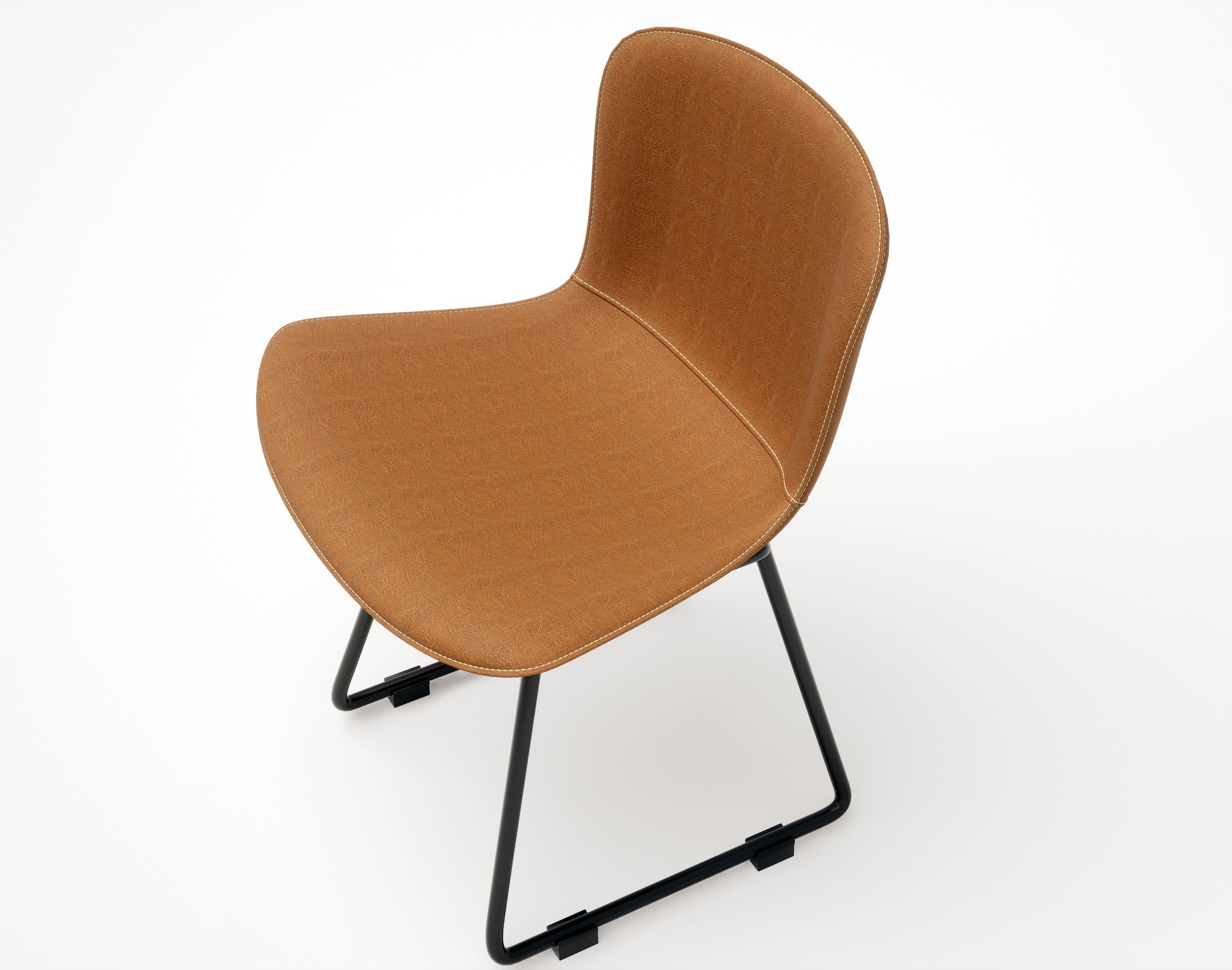 Bertoia Side chair 3D model_3