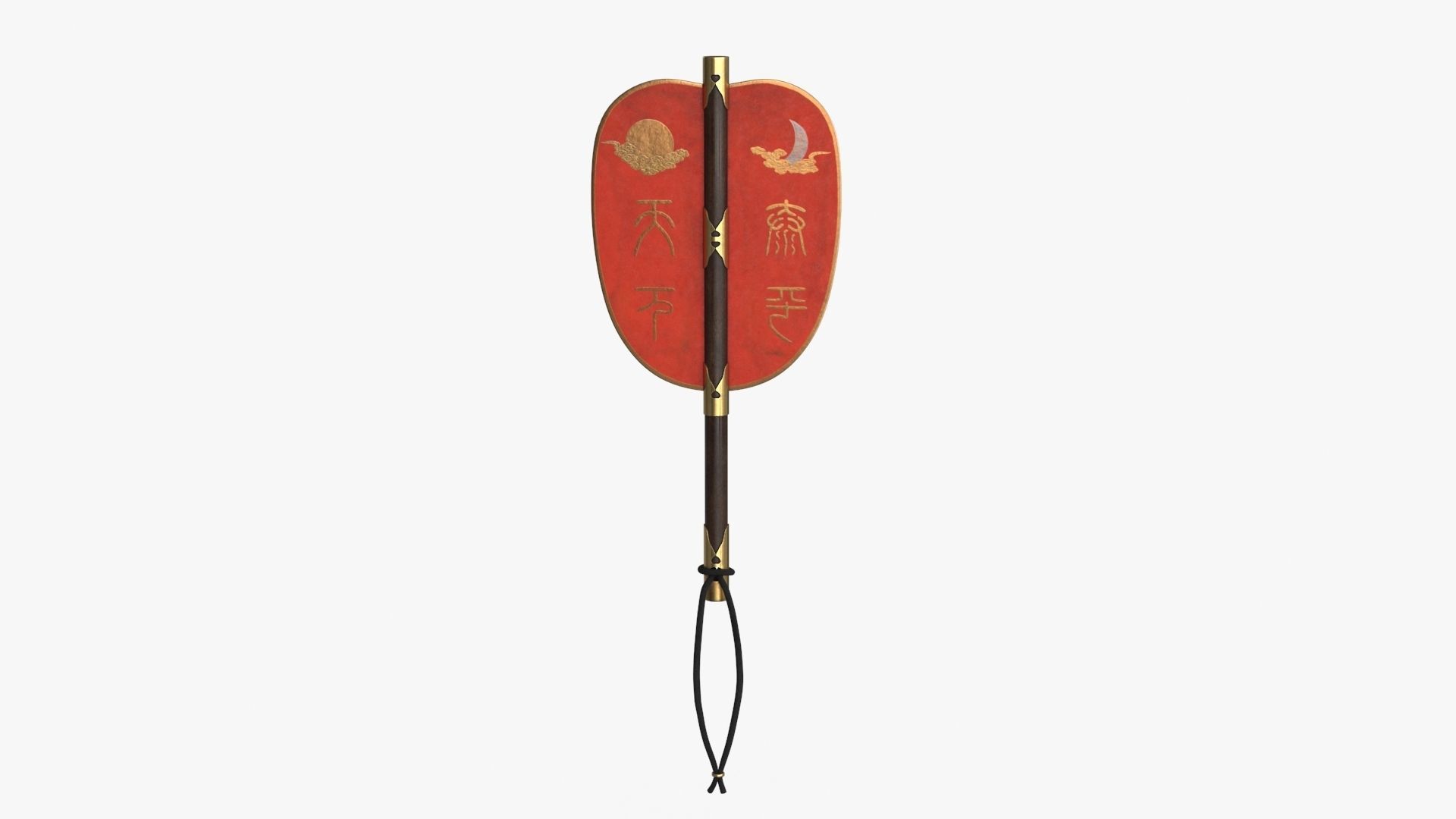 3D model Japanese War Fan Gunbai VR / AR / low-poly | CGTrader