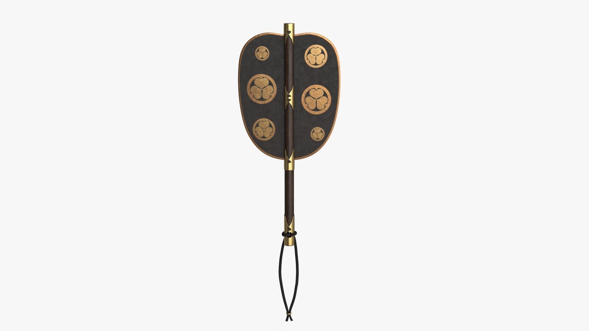 3D model Japanese War Fan Gunbai VR / AR / low-poly | CGTrader