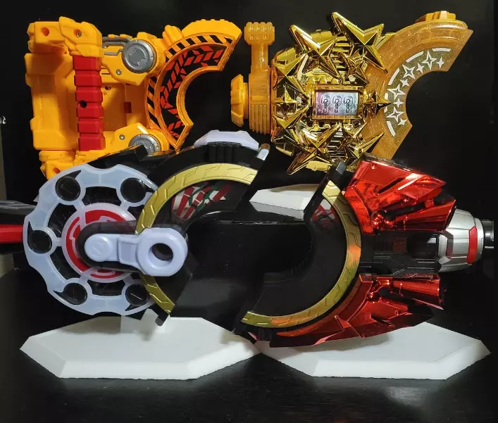 Kamen Rider Geats Raise Buckle Display Holders 3D print model