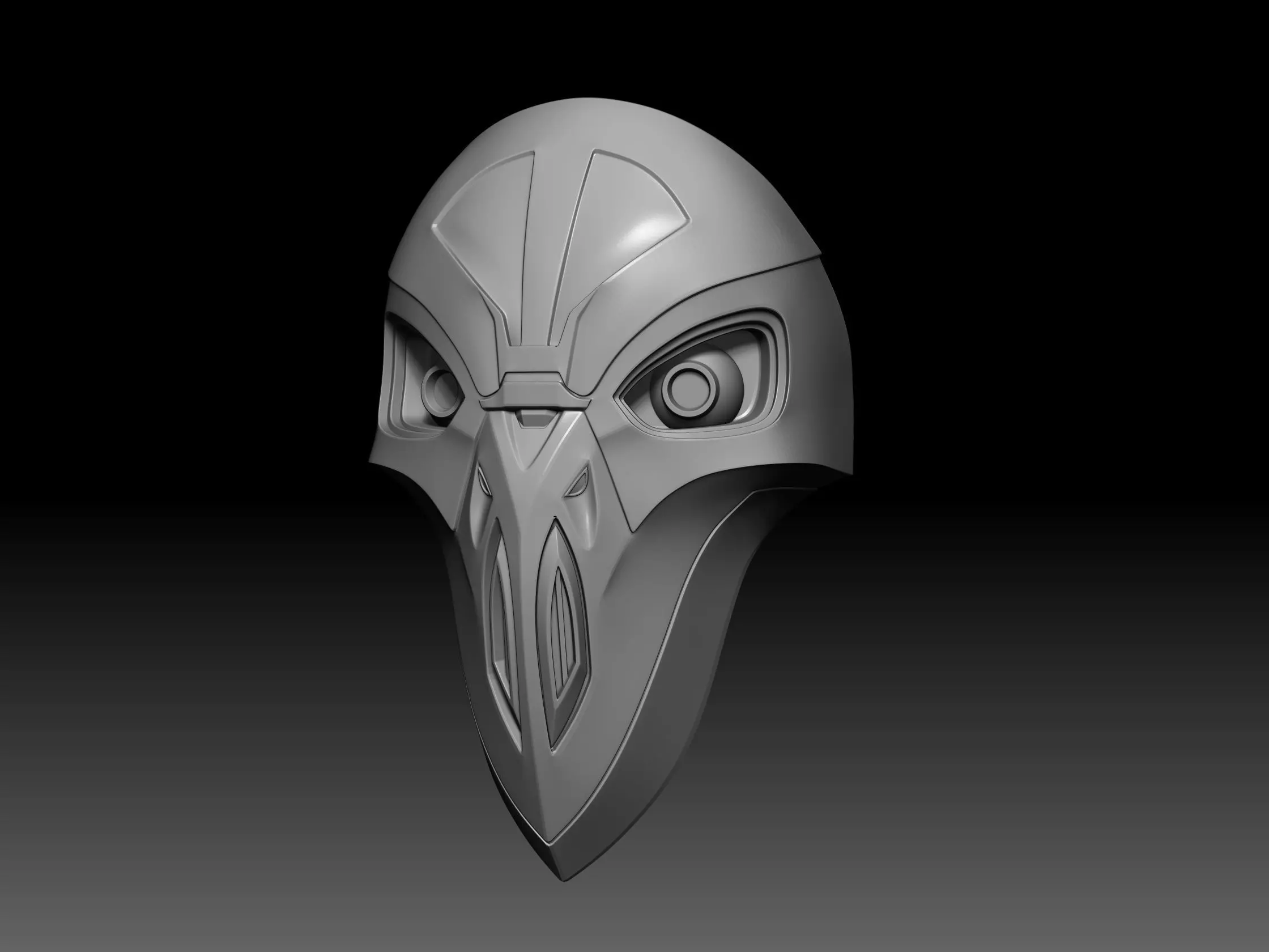 Xth Brother Inquisitor Mask 3D print STL files 3D print model_0