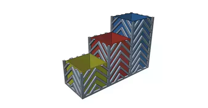 Pencil holder easy print