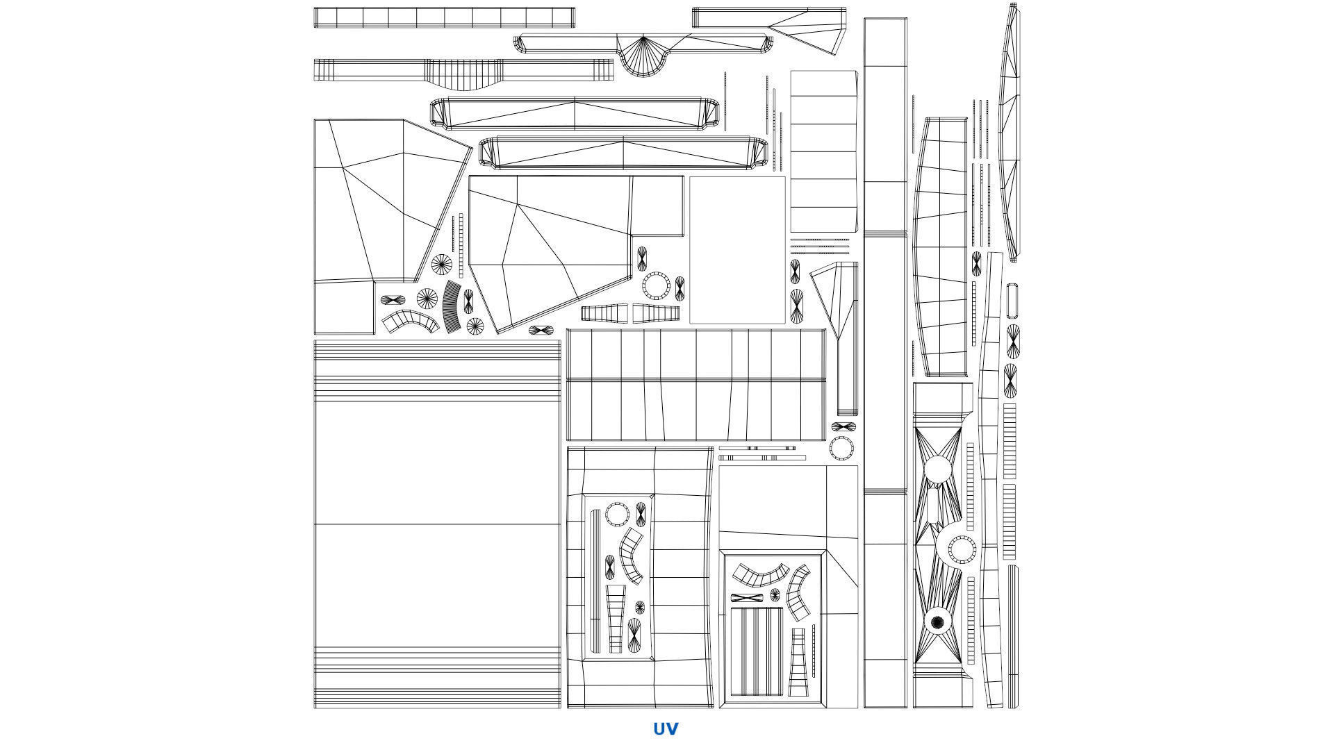 Defibrillator 2A Low-poly 3D model_8