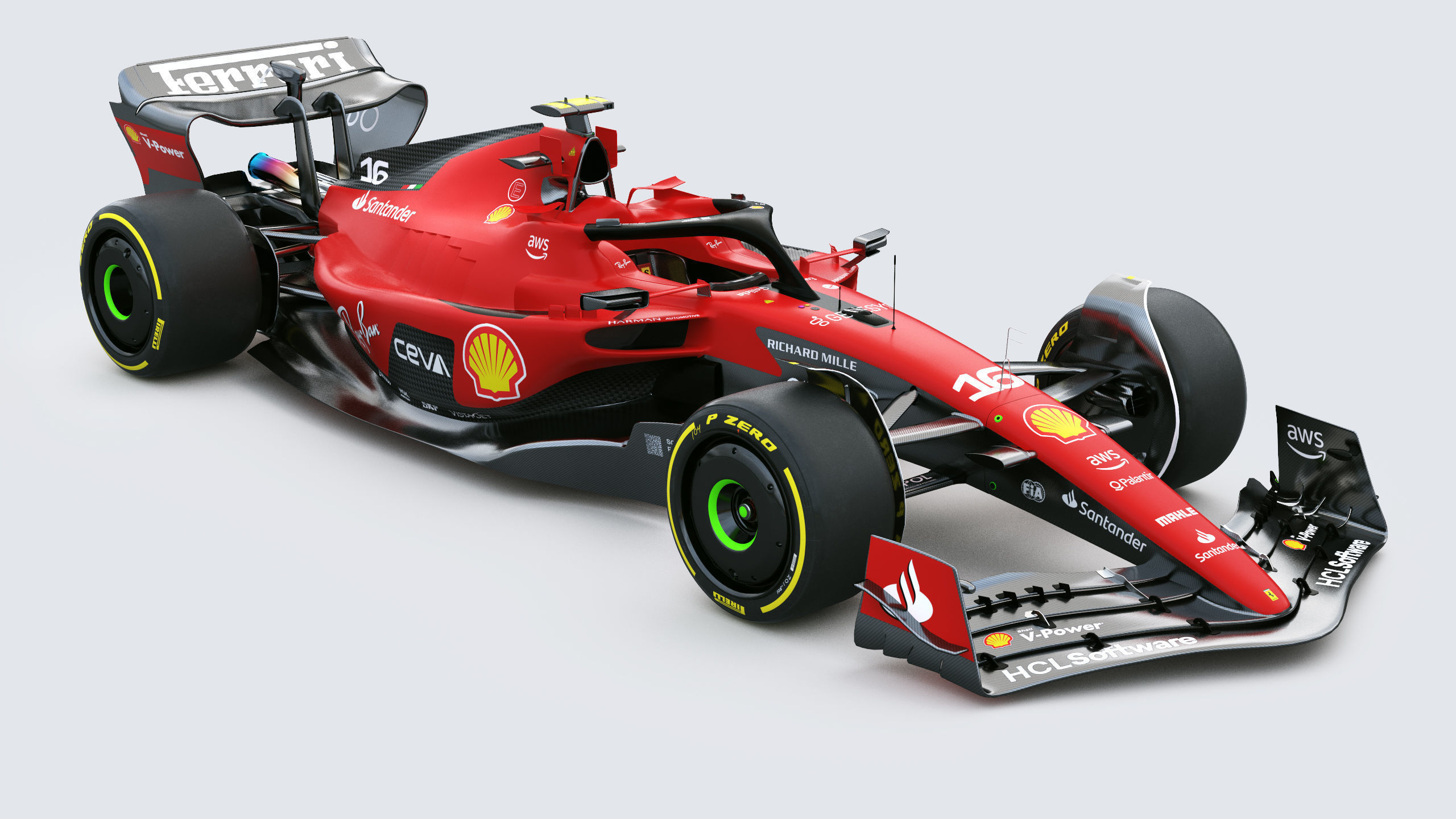 F1 Ferrari SF23 2023 3D model_8