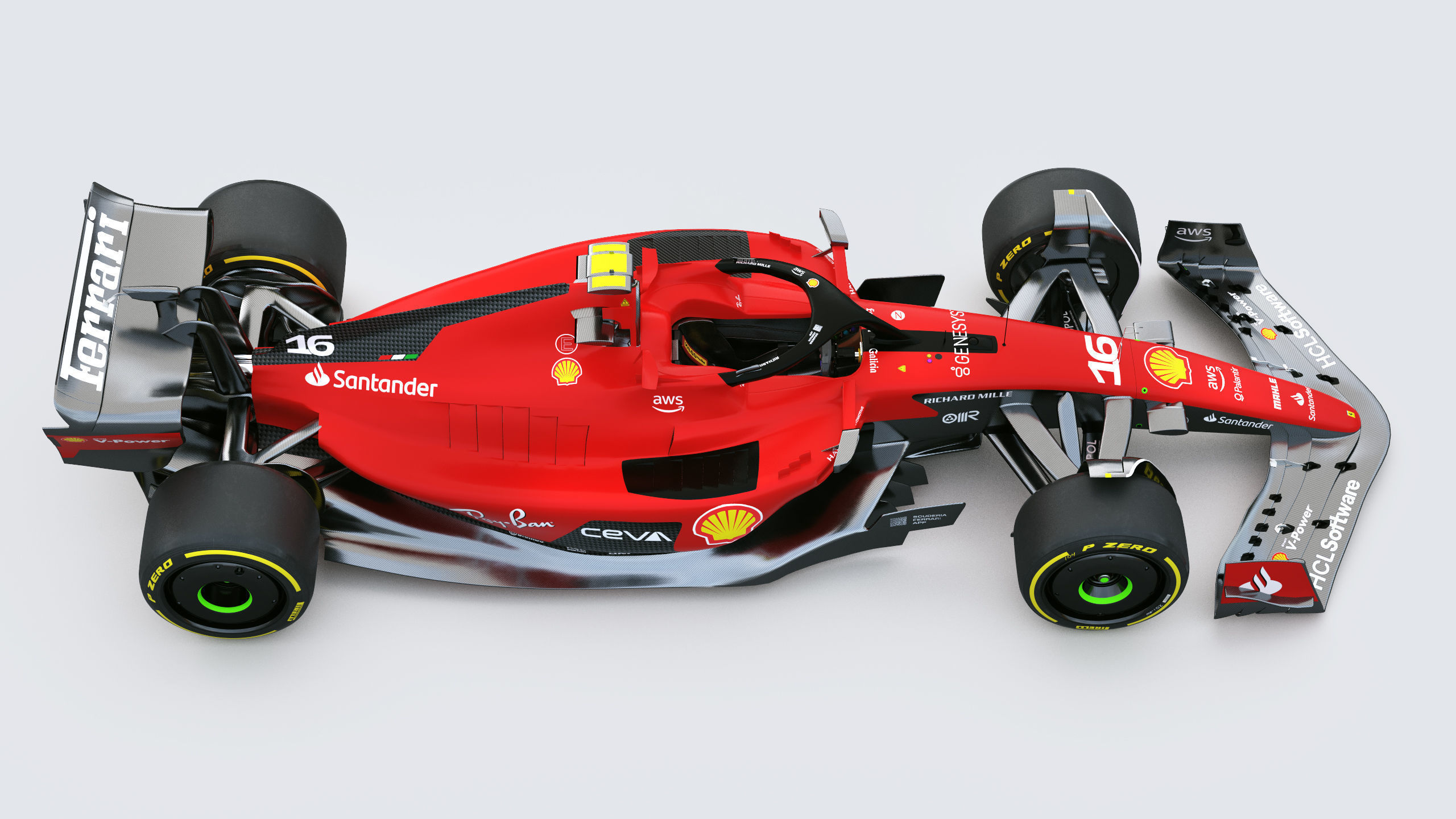 F1 Ferrari SF23 2023 3D model_7