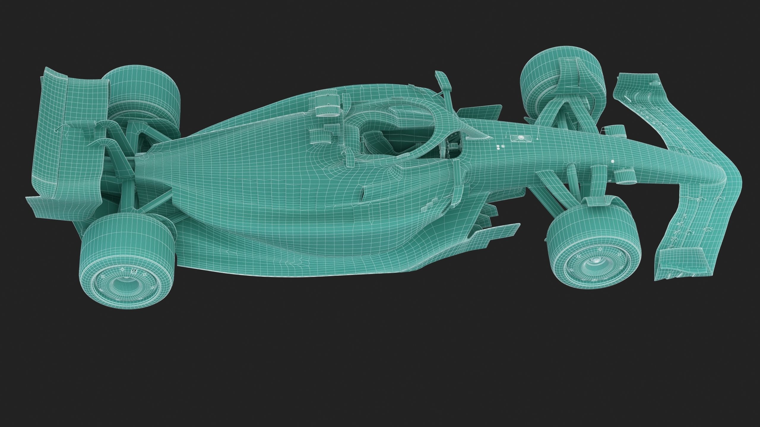 F1 Ferrari SF23 2023 3D model_19