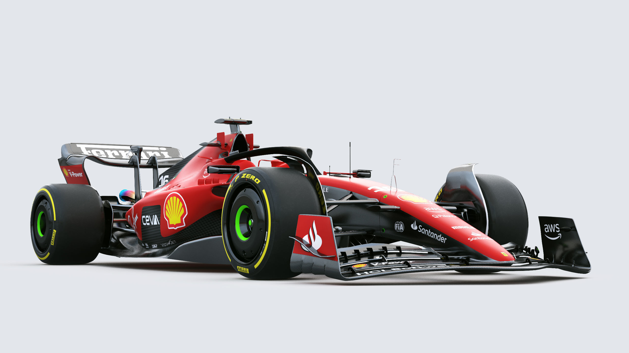 F1 Ferrari SF23 2023 3D model_9