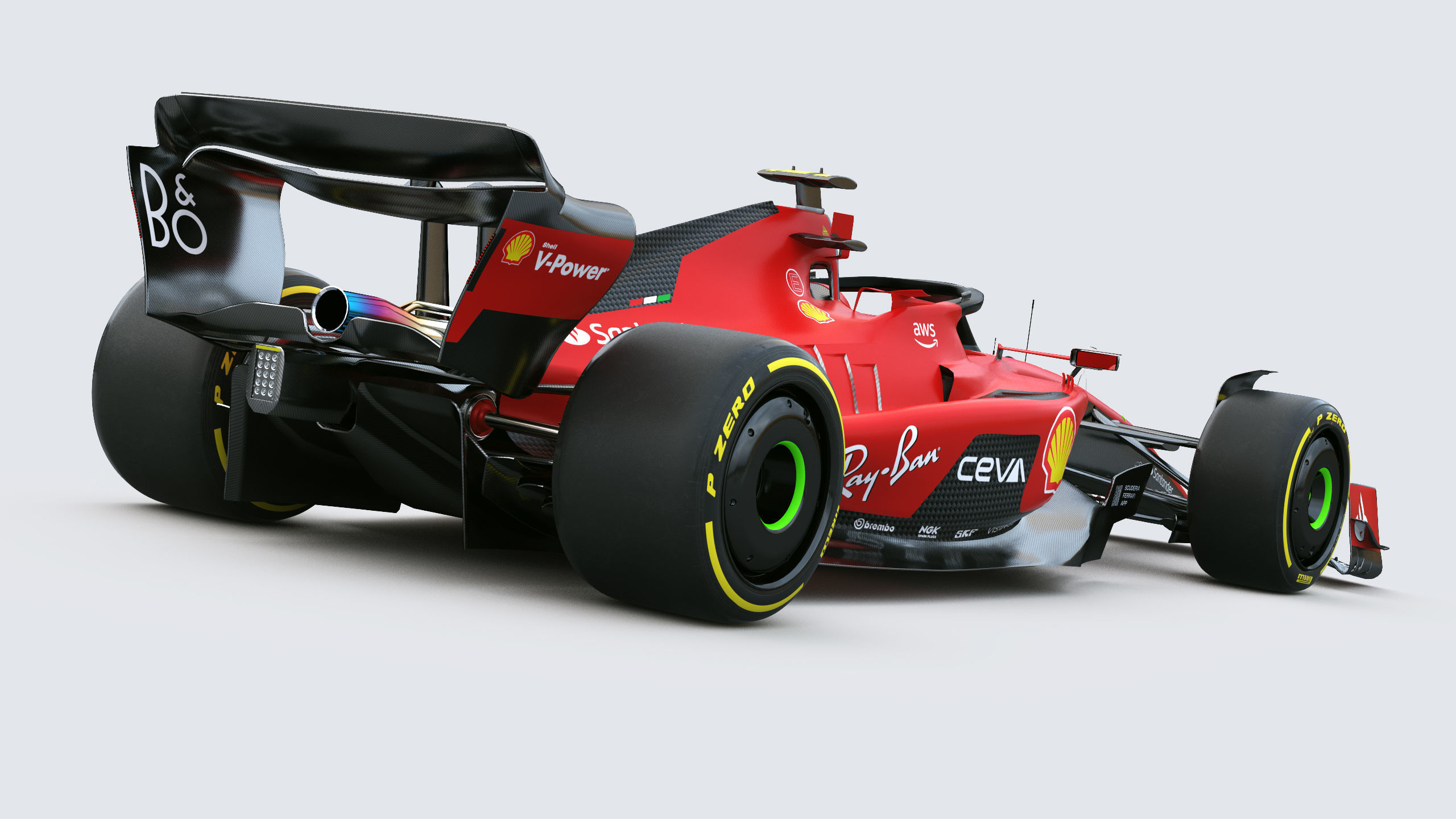 F1 Ferrari SF23 2023 3D model_5