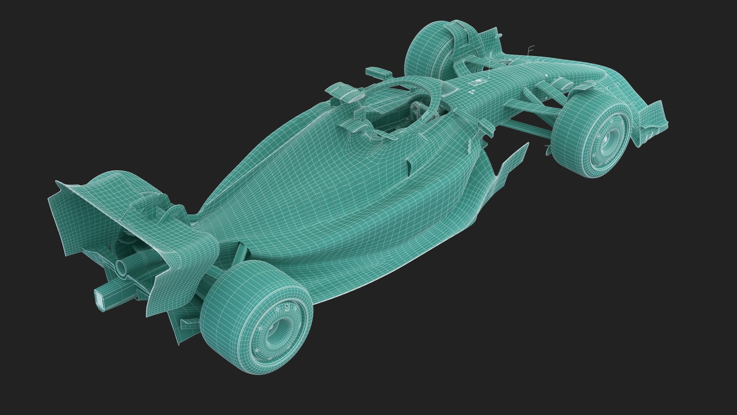 F1 Ferrari SF23 2023 3D model_18