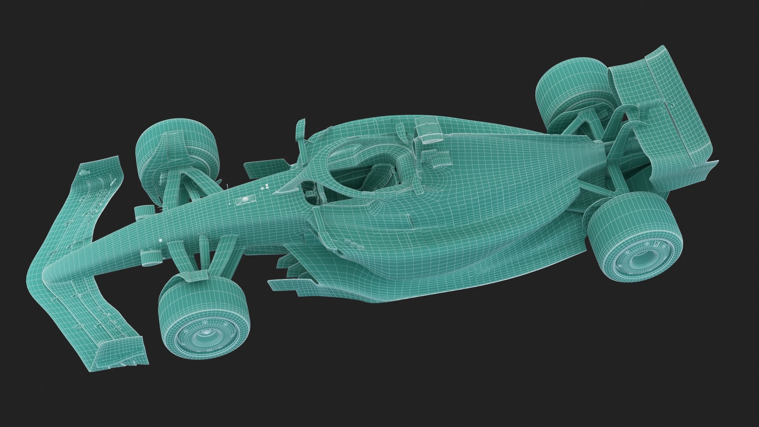 F1 Ferrari SF23 2023 3D model_17