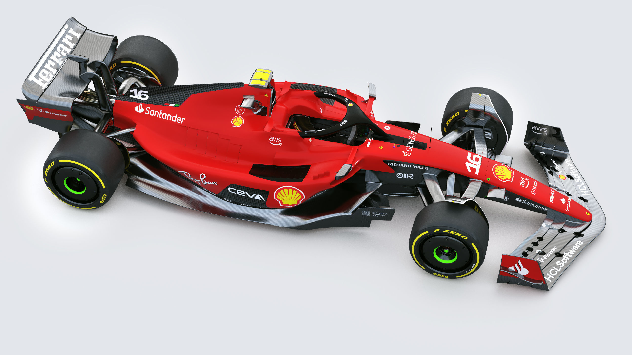 F1 Ferrari SF23 2023 3D model_10