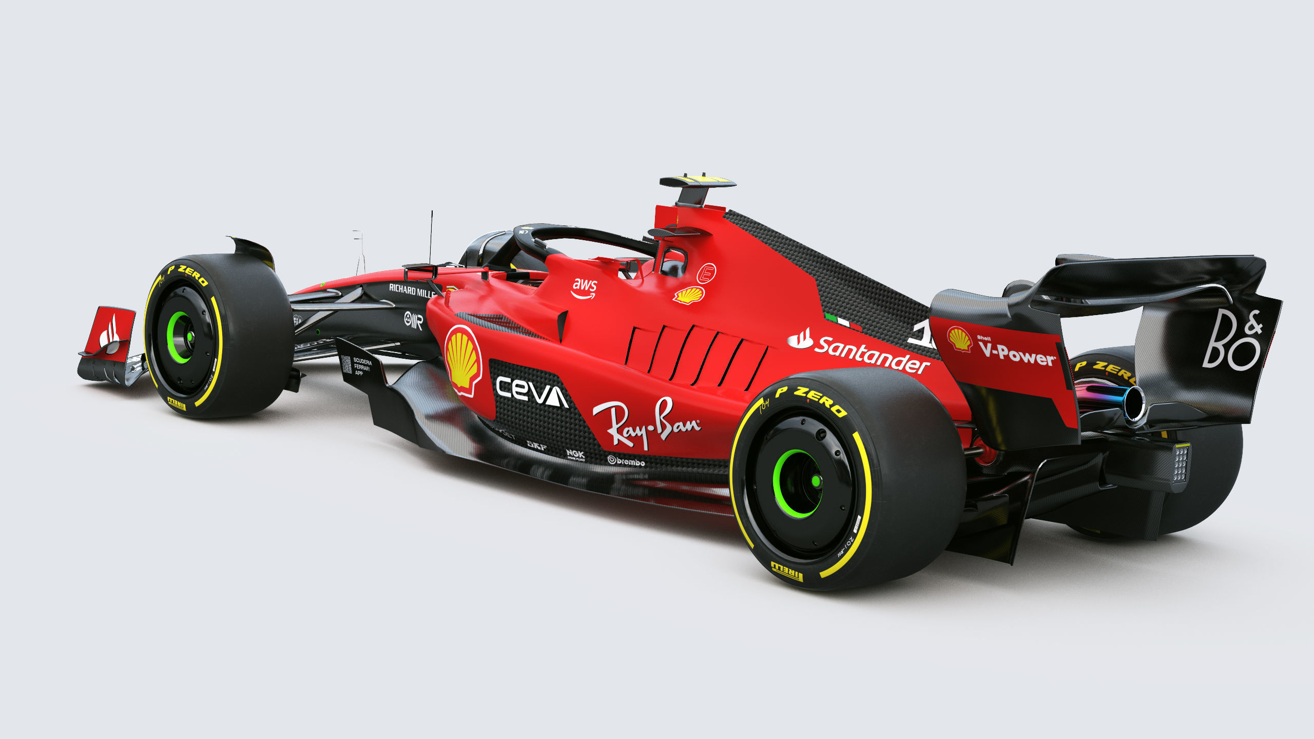 F1 Ferrari SF23 2023 3D model_4