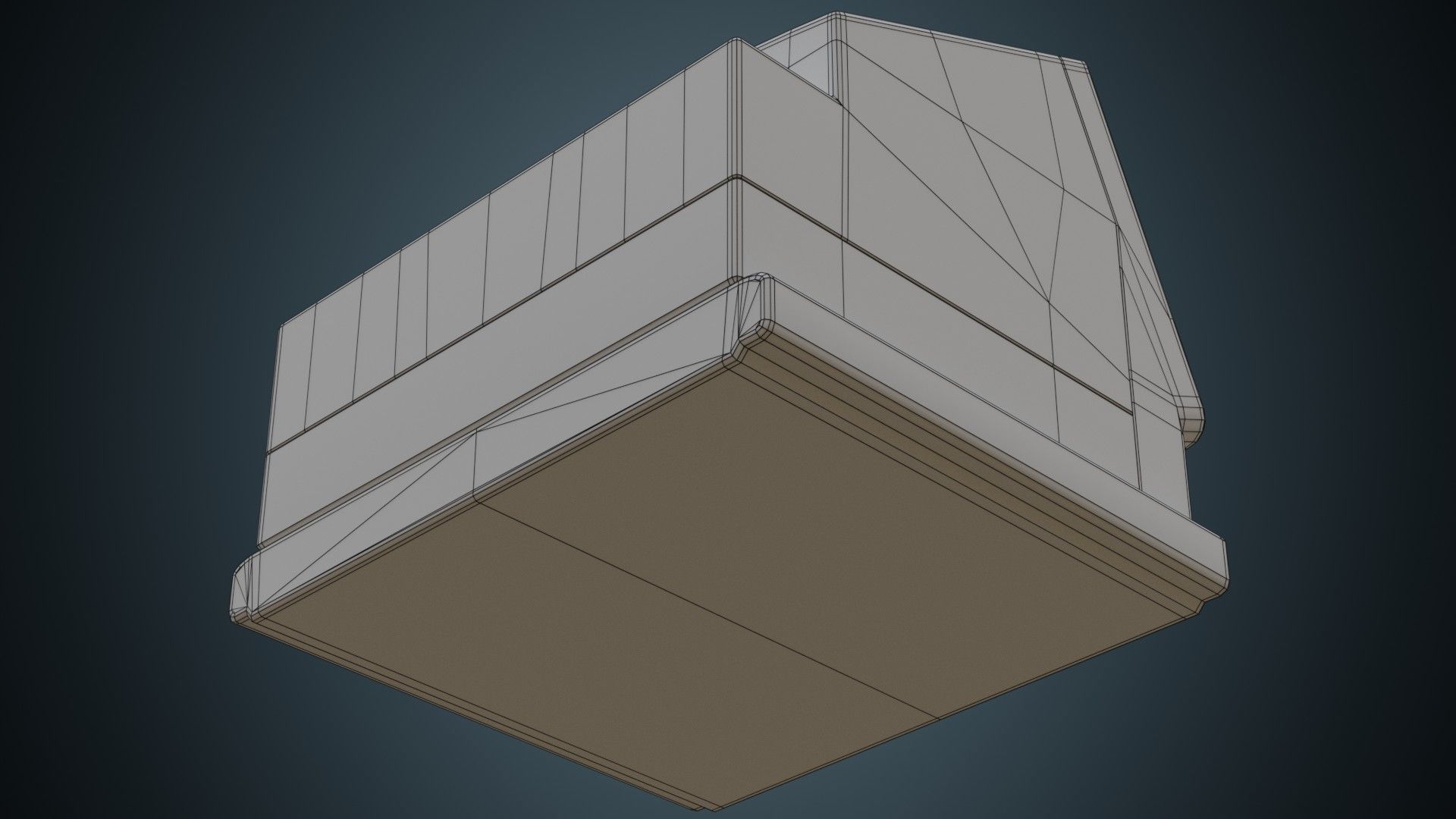 Defibrillator 2 Basic Low-poly 3D model_7