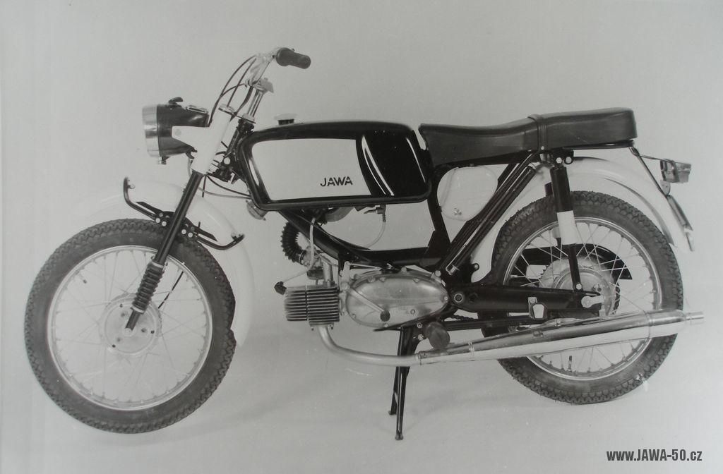 Ignition JAWA 50 23 motorcycle 3D model_4