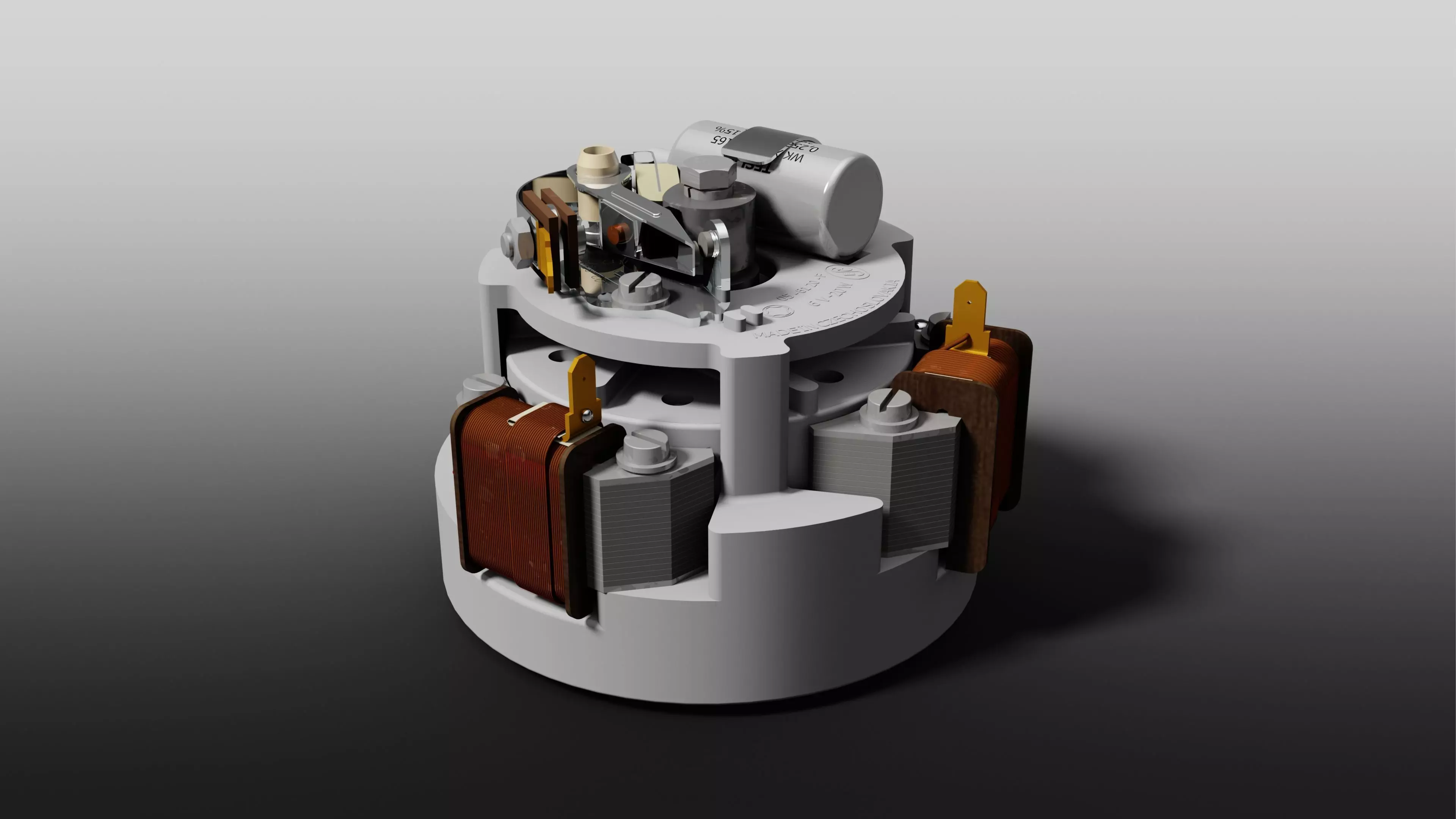 Ignition JAWA 50 23 motorcycle 3D model_0