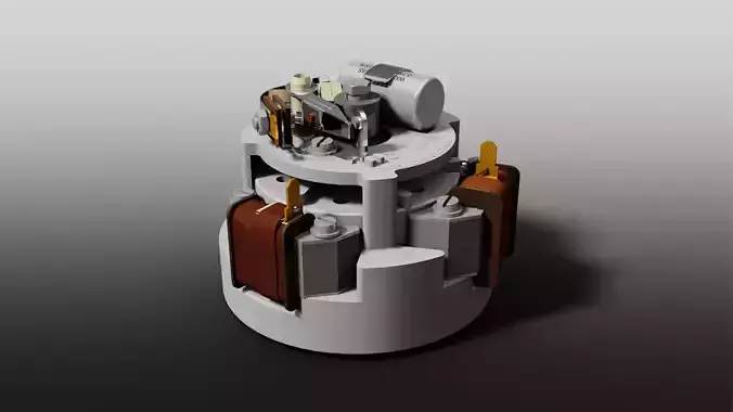 Ignition JAWA 50 23 motorcycle 3D model