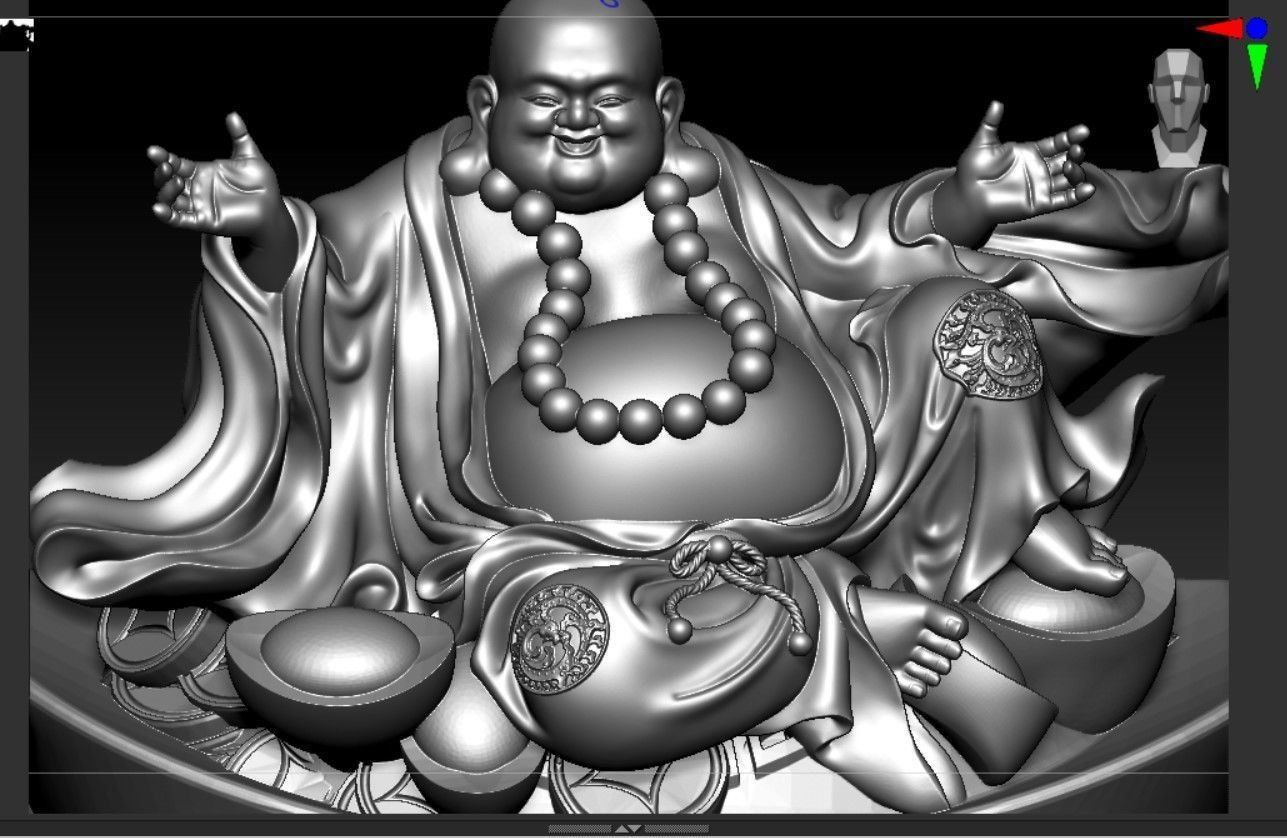 Collection of 50 Maitreya Buddha models 3D print model_109