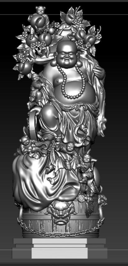 Collection of 50 Maitreya Buddha models 3D print model_24
