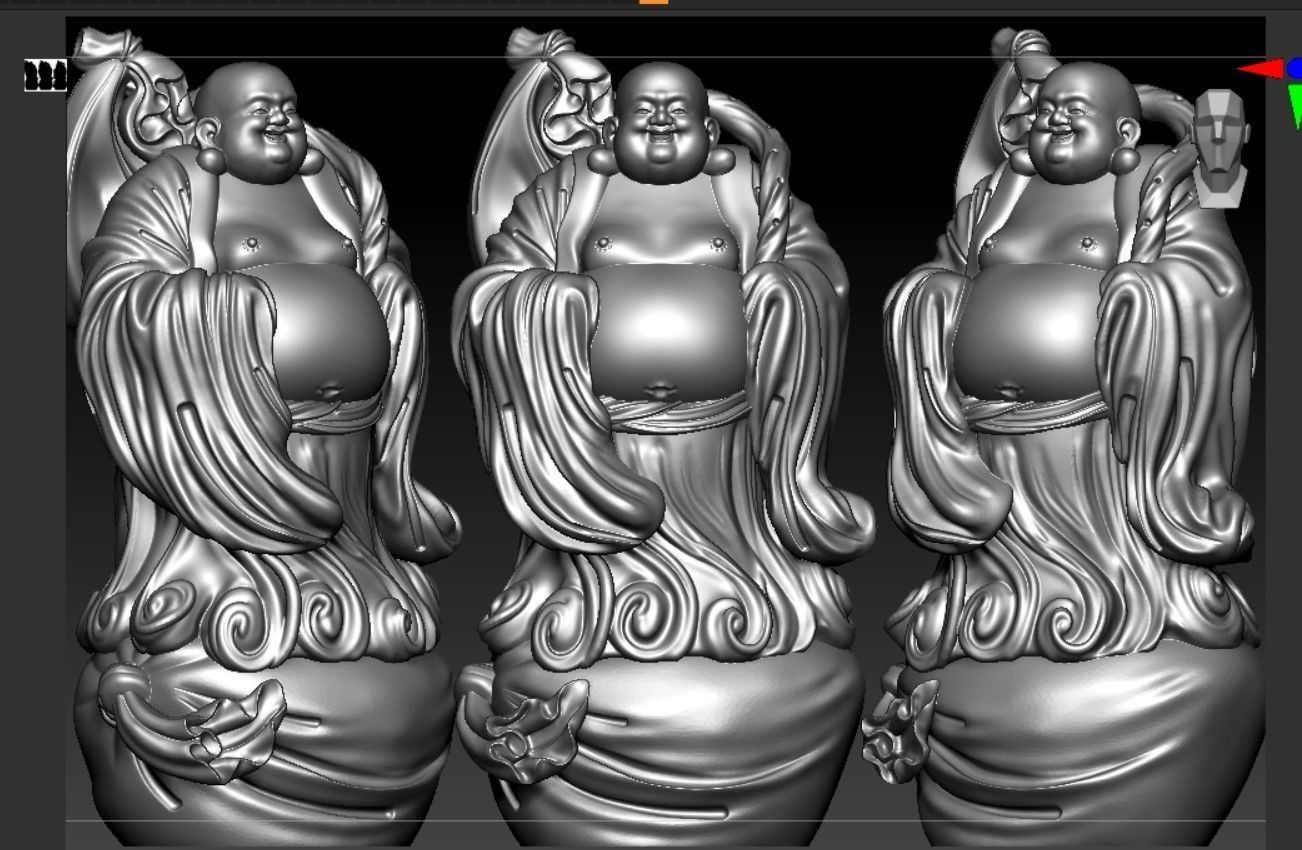 Collection of 50 Maitreya Buddha models 3D print model_127