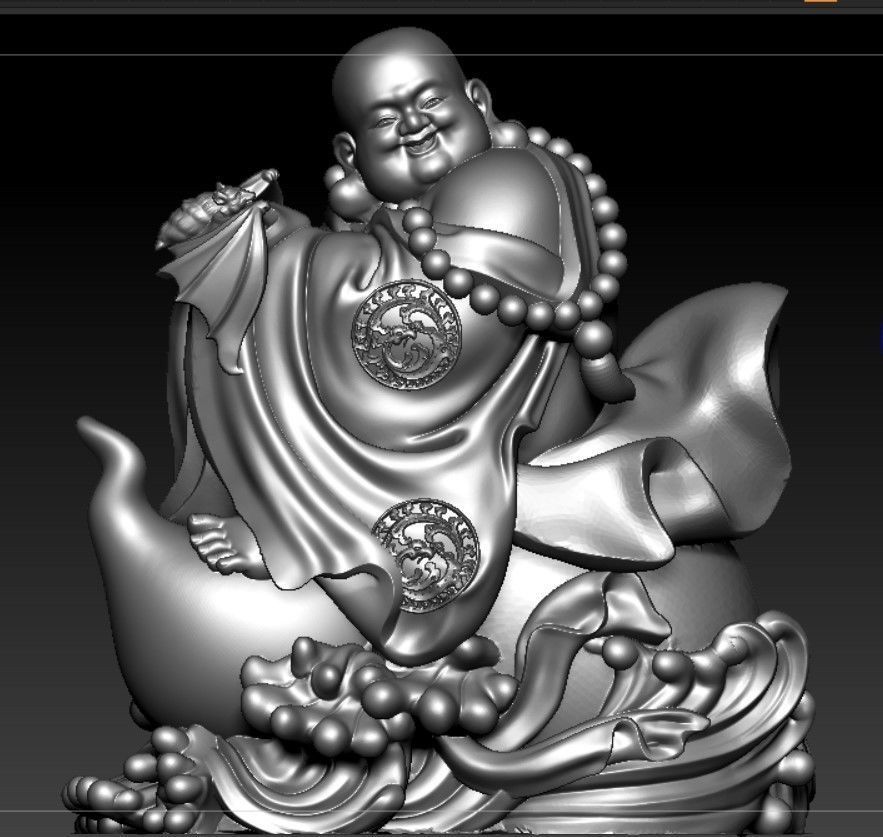 Collection of 50 Maitreya Buddha models 3D print model_76